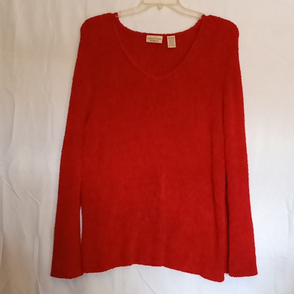 NWOT Women's Plus Size Apostrophe Women Long Sleeve Fuzzy Sweater 24/26W